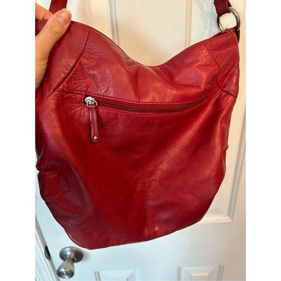 Tignanello 20th anniversary red leather shoulder bag - Picture 2 of 10